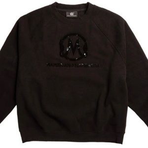 Mamba and Mambacita reflective logo sweatshirt